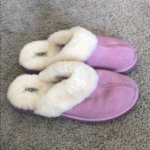 Pink UGG slippers size 9